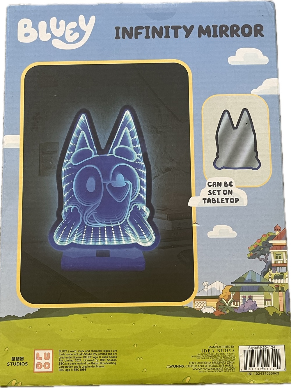 [NEW] Bluey LED Light Mirror (Double Sided) - Picture 2 of 6